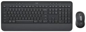 Resim Logitech Signature MK650 Multi-Device Bolt Alıcılı Bluetooth Kablosuz Klavye ve Mouse Seti Türkçe Q - Siyah 