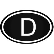 Resim Genel Markalar D Deutschland Country Oto Motor Laptop Duvar Folyo Sticker 50x30 cm 