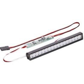 Resim 1/10 Rc Araçlar İçin 34 Led'li Metal Çubuk Işık - 13 Farklı Mod İle Traxxas, Tamiya Uyumlu 