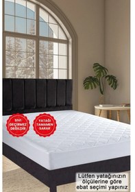 Resim Alez Kapitoneli Fitted Yatak Koruyucu Alez 