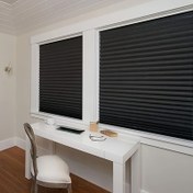 Resim 1 Adet Modern Yarı-Karanlık Pilili Perde - Oturma Odası, Yatak Odası, Banyo ve Ofis İçin Güneşlik - Kolay Bakım, Kordonlu Tasarım, Polietilen Malzeme, Sihirli Bant Asma, Sanatsal Ev Dekoru, Salon Perdesi 