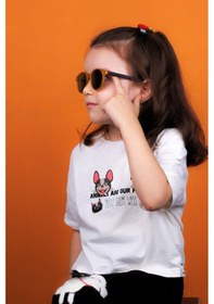 Resim Yeni Unisex 3-9 Yaş Polarize Turuncu Çocuk Güneş Gözlüğü Turuncu 