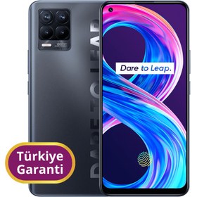 Resim Realme 8 TR Garanti | 128 GB 6 GB Siyah 
