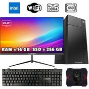 Resim Xaser XSR1002 I5 7400 16GB Ram 256GB SSD 23.8" Monitör Ofis Hazır Sistem 