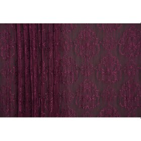 Resim Örümcek Model Mor Renk İp Perde Hazır Düğmeleri Dikilmiş İp Perde 300 270 Cm Mor 