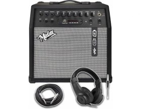 Resim MGA-50HD Elektro Gitar Amfisi 50 Watt USB Bluetooth Şarjlı 4 Girişli (Kulaklık ve Kablo Dahil) 