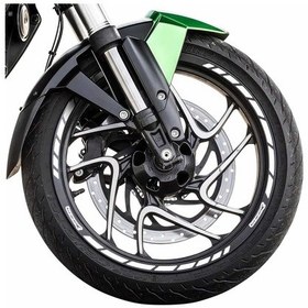 Resim Gp Kompozit Bajaj Dominar 250 / 400 2017-2024 Uyumlu Jant Şeridi Reflektif Gri 