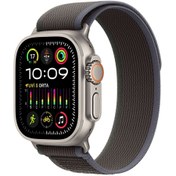 Resim Apple Watch Ultra 2 GPS + Cellular MRF53TU/A 49 mm Uyumlu Titanyum Kasa ve Mavi/Siyah Trail Loop - S/M 