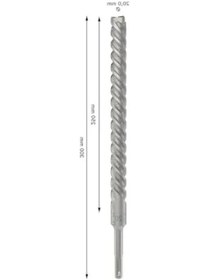 Resim Yüksek Performanslı Sds Plus-5x Kırıcı Delici Delme Ucu - Ø 20 Mm 
