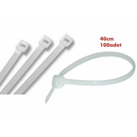 Resim Cırt Kelepçe Beyaz 4.8X380Mm (100 Adet) 