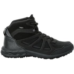 Resim Jack Wolfskin Woodland 2 Texapore Mid M Erkek Outdoor Ayakkabı 4051261-6000 6000 Siyah 