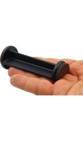 Resim Thinyfix Kendinden Yapışkanlı Yeni Nesil Çok Amaçlı Siyah Plastik Kapı Stoperi / Durdurucu / Tamponu 5 Adet 