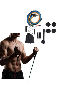 Resim Epilons Direnç Seviyeli Pilates Ve Fitness Egzersiz Bandı Seti Kapı Askılı 