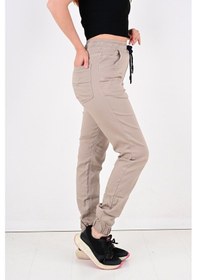 Resim Black Steel Jogger,Bel Ve Paça Lastikli Bayan Pantolon-Byn-1000 (543993463) 