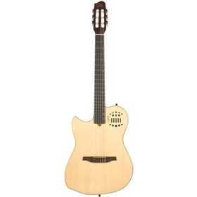 Resim Godin Multiac Nylon Solak Elektro Klasik Gitar (Natural) 
