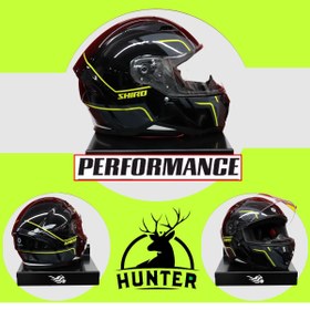 Resim Shiro SHIRO KASK 100115 FULLFACE HUNTER PERFORMC_L 