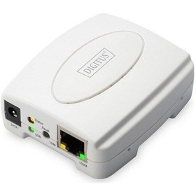 Resim Digitus 1 Port Fast Ethernet Print Server, 1 X Usb 2.0 Port, 1 X Rj45\ndigitus Usb Print Server, 1-po-128992 