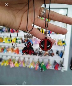 Resim Best Friends Deadpool Marvel Arkadaşlık Kolyesi İkili Çift 92217241 Siyah 