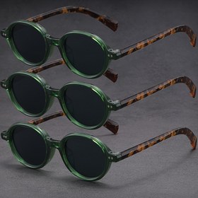 Resim 3 Adet NBHD Üniseks Yuvarlak Retro Moda Gözlükleri - Dekoratif Lensli Hafif Tam Çerçeve, Kaplumbağa/Kahverengi/Yeşil Renkler Partiler, Günlük Kullanım ve Sevgililer Günü/Karneval için - Geniş Uyumlu (>139mm), Günlük Göz Kalemi, Vintage Görünüm, Metalik Menteşeler 