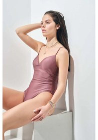 Resim Too Salty Swimwear Kaplı Mayo 23s108st Gül Kurusu Gülkurusu 