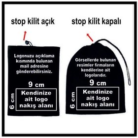 Resim 10 Adet Firmalara Ve Kişiye Özel Nakişli Kişlik Polar Bere-Boyunluk Siyah 