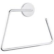 Resim Tema Tenox Parlak Eko Yuvarlak Havluluk Krom 71908 