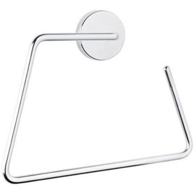 Resim Tema Tenox Parlak Eko Yuvarlak Havluluk Krom 71908 