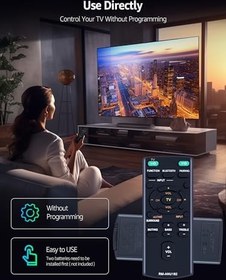 Resim RETROSUN RM-ANU192 Sony Sound Bar Sistemi RM-ANU191 için Yedek Uzaktan Kumanda, Sony Soundbar HT-CT60BT SA-CT60BT SS-WCT60 HT-CT60 SACT60 ile Uyumlu 