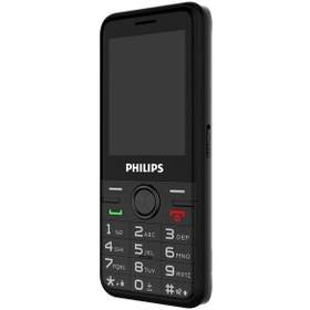 Resim Philips Xenium E6500 Kameralı Çift Sim Kart Tuşlu Cep Telefonu Siyah 