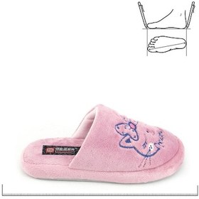Resim Gezer Kışlık Nakışlı Tasarım Fashion Ev Bahçe Kadın Terlik Gt7kze.14683.00.4r5.2h Mürdüm 