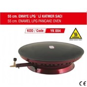 Resim YILDIZ Katmer Emaye Saç 55 Cm Lpg Uyumlu Katmer Sacı 