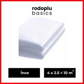 Resim Rodoplu Store | Hışır Örtü, Naylon Branda, Boya Badana ve Taşıma Örtüsü [10m², İnce] 