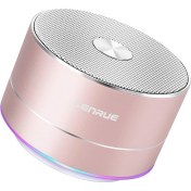 Resim Jingyi A2 Taşınabilir Kablosuz Bluetooth Hoparlör, Dahili Mikrofon, Ahizesiz Arama, Aux Hattı, Tf Kartı, Iphone, iPad Android Akıllı Telefon ve Daha Fazlası Için Hd Ses ve Bas (Rose Gold) (Yurt Dışından) 