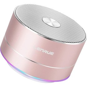 Resim Jingyi A2 Taşınabilir Kablosuz Bluetooth Hoparlör, Dahili Mikrofon, Ahizesiz Arama, Aux Hattı, Tf Kartı, Iphone, iPad Android Akıllı Telefon ve Daha Fazlası Için Hd Ses ve Bas (Rose Gold) (Yurt Dışından) 