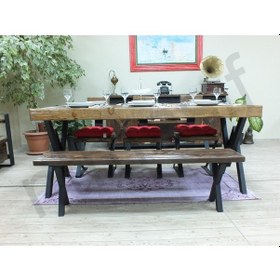 Resim Ntconcept Ntconcept Masif Ağaç Ofis Ve Yemek Masası 