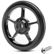 Resim Reedark Brompton İçin Alüminyum Cnc Kolay Taşıma Tekerleği, 6mm Delik Çapı, Sürtünme Azaltıcı, Siyah Ba-251 