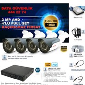 Resim 4'Lü Full Hd Set Kamera Sistemi 