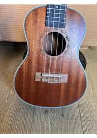 Resim Mercury Ukulele Concert Maun Kenar Şeritli 