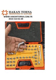 Resim Rico 1/4 Lokma Takımı 41 Parça Mafsallı Cırcır Bits Set 