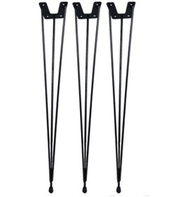 Resim Tel Sehpa Ayağı 9'lu (Siyah) 