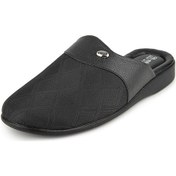 Resim Muya Khanda 35411 Erkek Klasik Damat Terlik Siyah Siyah 