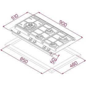 Resim Teka HLB 840 SS -GZC 95320 XBC BK- DVT 98660 TBS BK Siyah Ankastre Set 