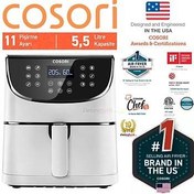 Resim COSORI 5.5 LT PREMIUM XXL 1700W DOKUNMATIK AIRFRYER BEYAZ CP158-AF 