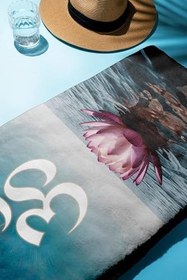 Resim Dijital Baskı Plaj Deniz Havlusu Modern Desenli Peştamal (80X160 cm) HVL0061 