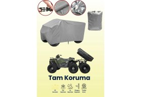 Resim Dokaca Gri P.olaris Sportsman 6x6 Atv Brandası, Atv Koruyucu Örtüsü 