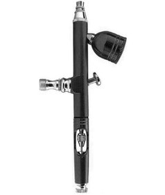 Resim Springsun Renkli Sprey Boya Sprey Tabancası Sprey Pompası Airbrush Siyah 