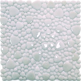 Resim MozaiKristaL Mutfak Tezgah Arası, Havuz, Banyo, Sauna, Spa, İç ve Dış Ortamlarda Tüm Yüzeyler İçin Beyaz . 31,5X31,5CM. Fileli Cam Mozaik. ( 1 M2 Fiyatıdır ) 