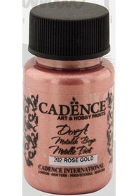Resim Cadence Dora Metalik Boya 50 Ml. 202 Rose Gold 