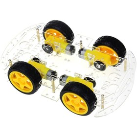 Resim TRAY Arduino 4wd Bluetooth Robot Araba Kiti 