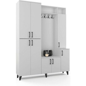 Resim Lizbon Portmanto - Beyaz 